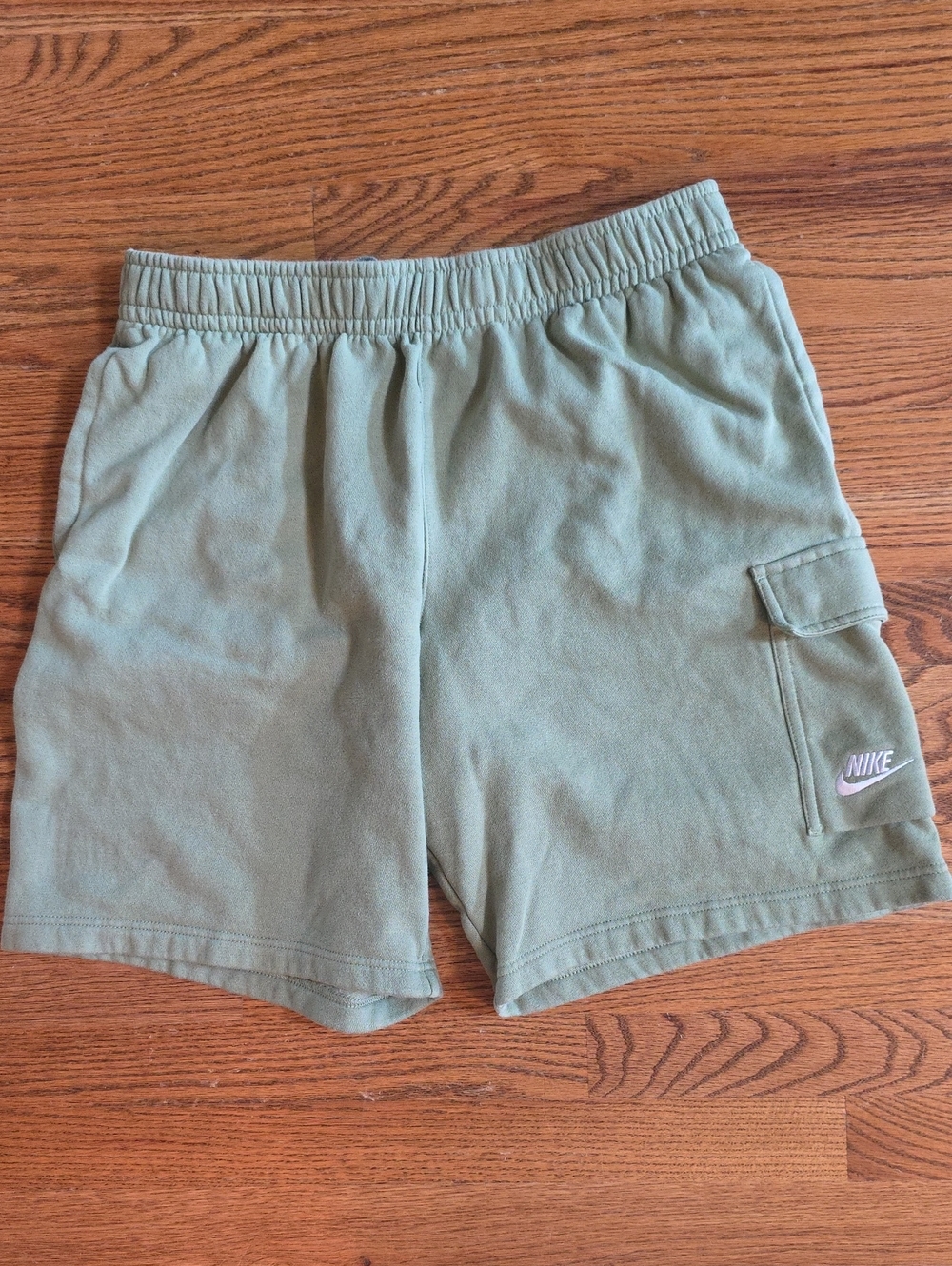 Nike Olive Green Cargo Pocket Shorts